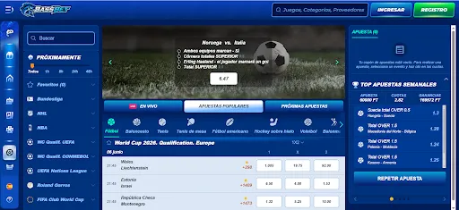 Selección de juegos de casino en línea disponibles en Bassbet